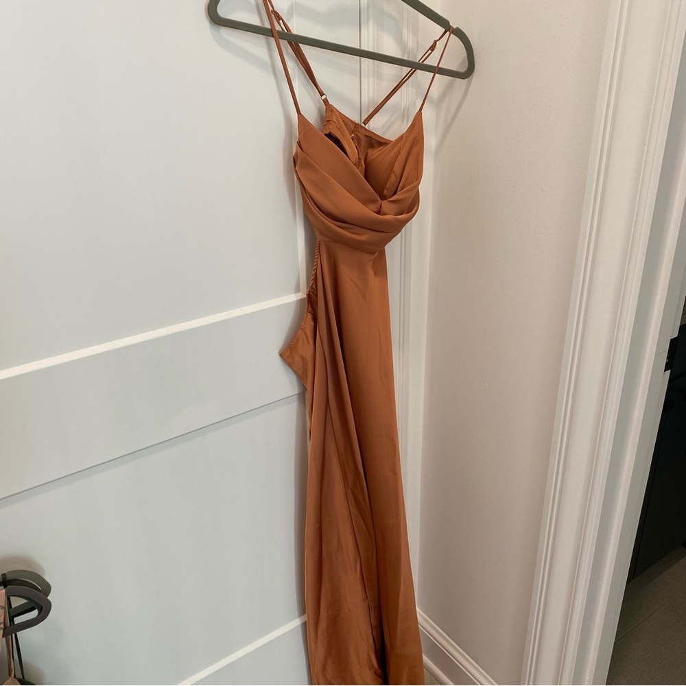 Satin Midi Dress